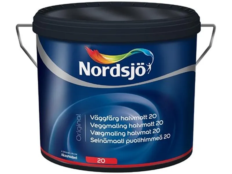 Väggfärg original halvmatt 20 bc inomhus 2,325L Nordsjö