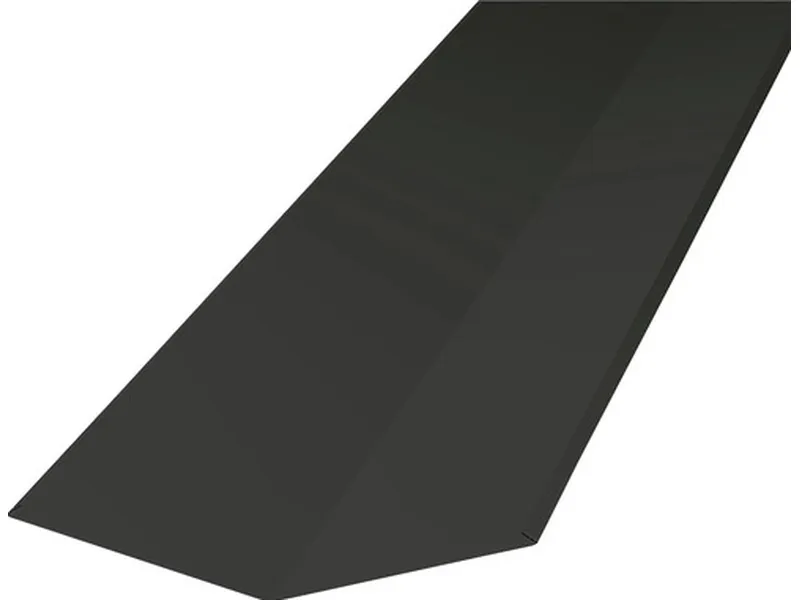 Ränndalsplåt rd svart 015 hb-polyester 2000mm Lindab